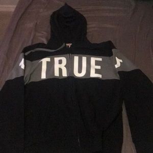 True religion zip up hoodie